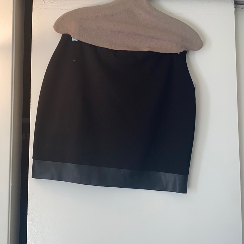 Sympli black mini skirt